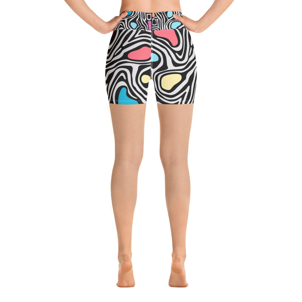 Ark Yoga Shorts (Swirls)
