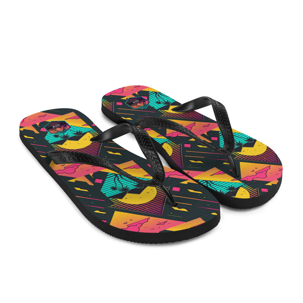 Ark Neon-Sunset Flip Flops