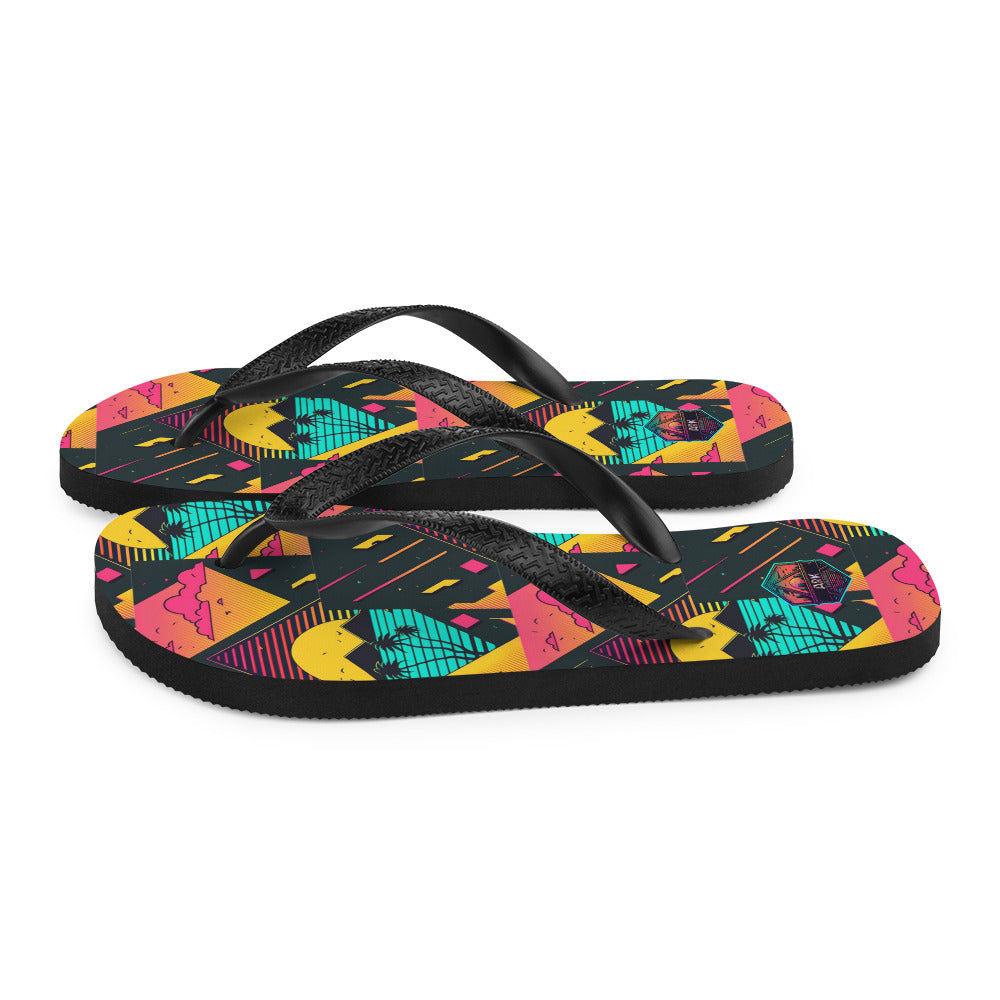 Ark Neon-Sunset Flip Flops