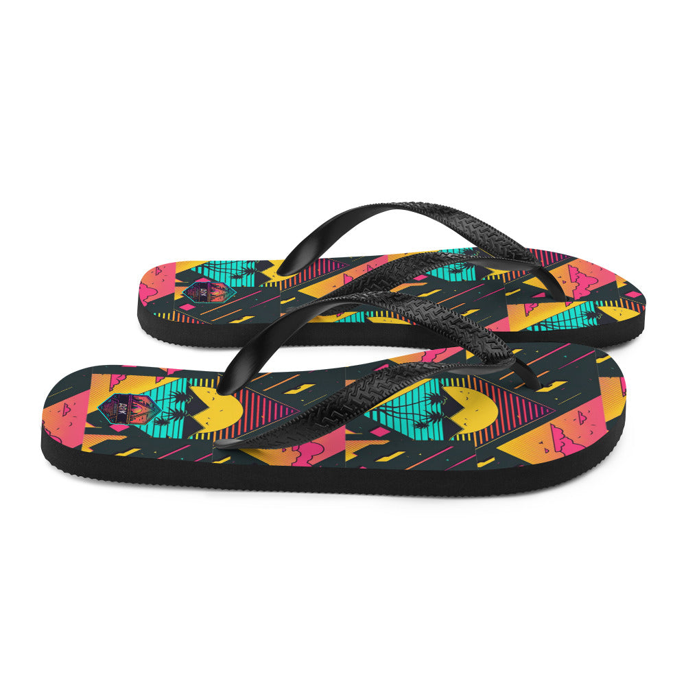 Ark Neon-Sunset Flip Flops