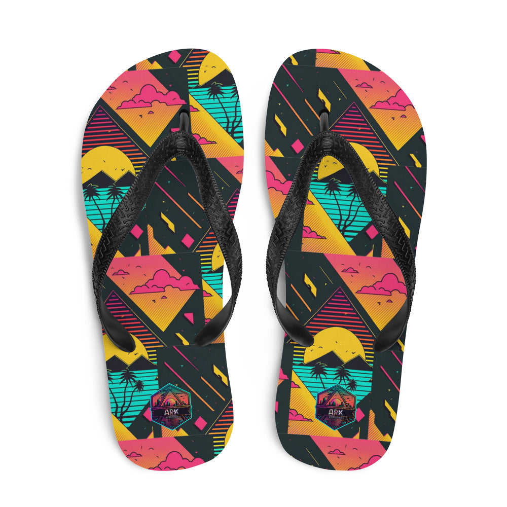 Ark Neon-Sunset Flip Flops